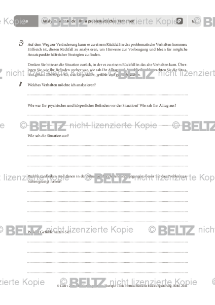 PTBS: Analyse eines Rückfalls in problematisches Verhalten