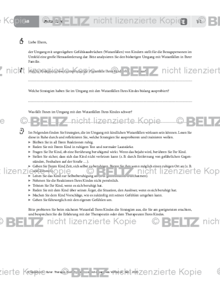 Aggression: Wutanfälle