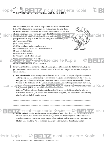 Peripartalzeit: Viele Wege führen nach Rom … und zu Resilienz