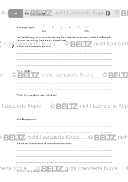 Gruppentherapie: Eine Stresssituation