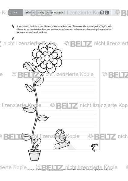 Ressourcenmalbuch: Meine Sammlung schöner Momente