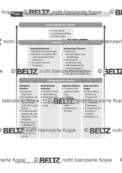 Panik und Agoraphobie: Multifaktorielles Erklärungsmodell