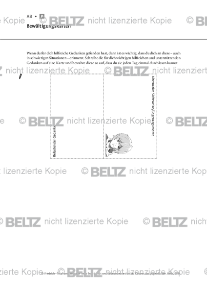 Suizidalität bei Kindern und Jugendlichen: Bewältigungskarten