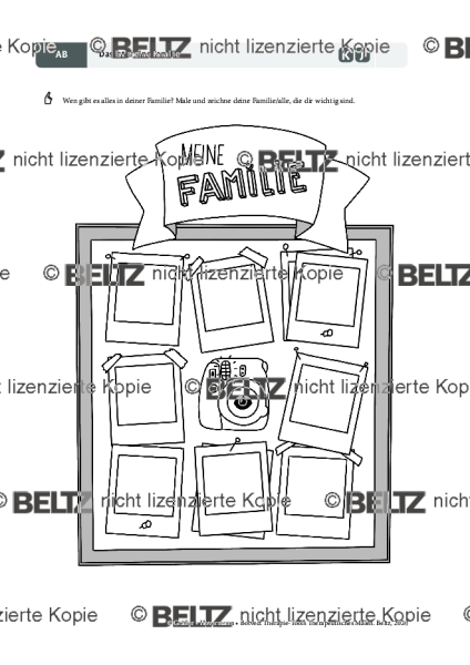 Therapeutisches Malen: Das ist meine Familie