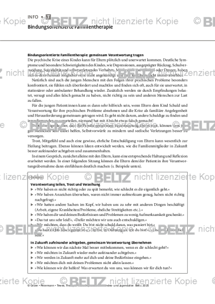 Depression: Bindungsorientierte Familientherapie