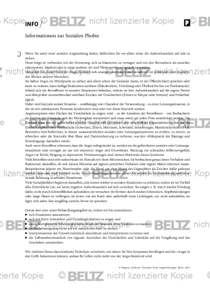 Informationen zur Sozialen Phobie