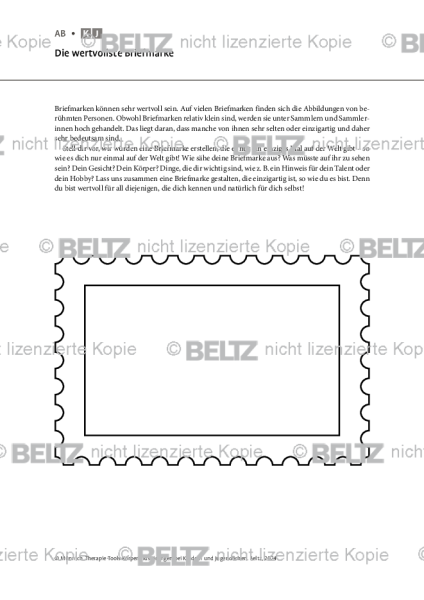 Körperbildstörungen bei Kindern und Jugendlichen: Die wertvollste Briefmarke