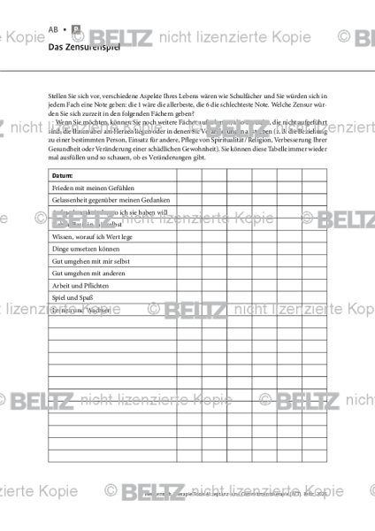 ACT: Das Zensurenspiel