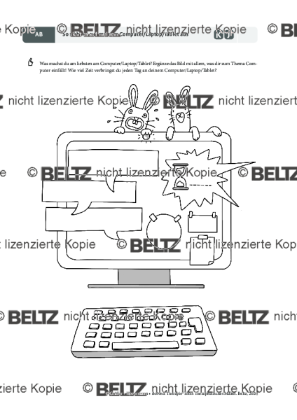 Therapeutisches Malen: So sieht es auf meinem Computer / Laptop / Tablet aus