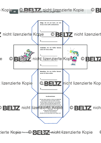 Anti-Stress-Training: Bastelanleitung Stresskiller-Würfel – Jungen