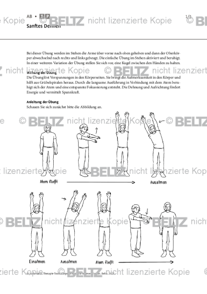 Körperorientierte Interventionen: Sanftes Dehnen