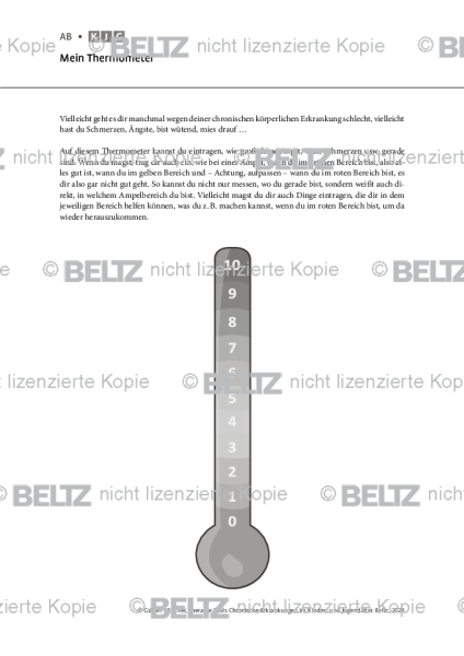 Chronische Erkrankungen: Mein Thermometer