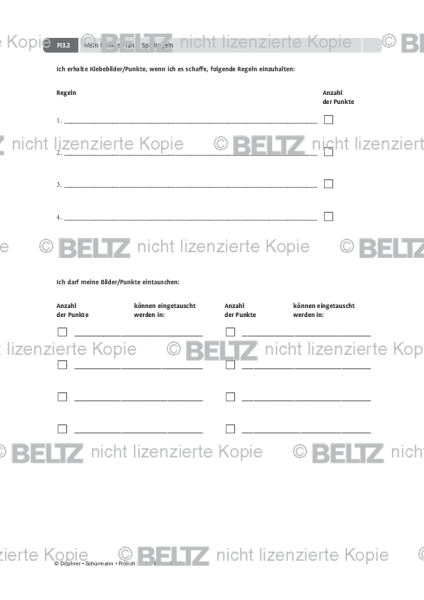 THOP: Mein Punkte-Plan – Spielregeln