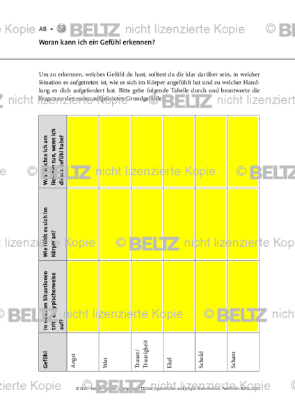 (Komplexe) PTBS: Woran kann ich ein Gefühl erkennen?
