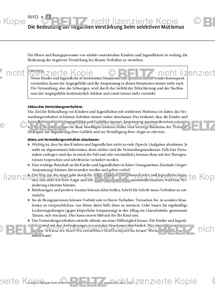Selektiver Mutismus: Die Bedeutung der negativen Verstärkung