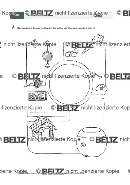 Therapeutisches Malen: Meine Haustiere