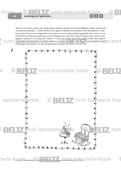 Therapeutisches Schreiben: Anleitung zum Tagträumen