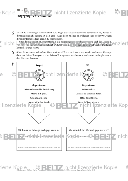 Emotionsregulation (K/J): Entgegengesetzt handeln (Kinder)