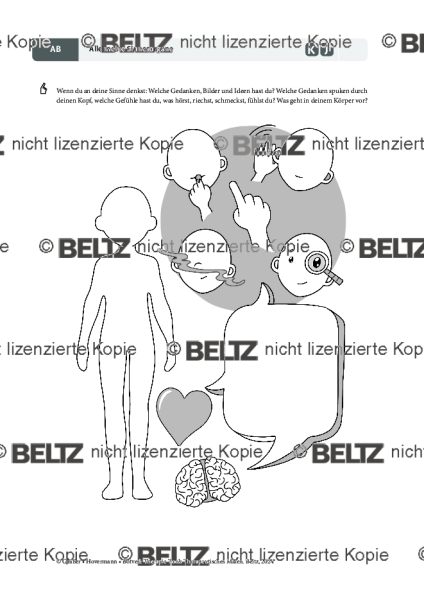 Therapeutisches Malen: Alle meine Sinnesorgane