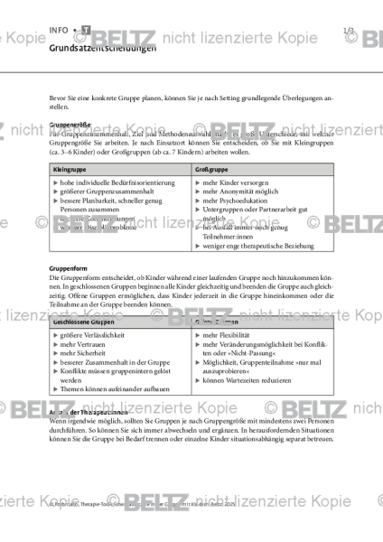 Schematherapie in Gruppe: Grundsatzentscheidungen