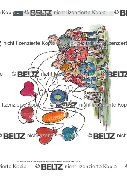 Training mit aufmerksamkeitsgestörten Kindern: Labyrinthaufgabe: Luftballons