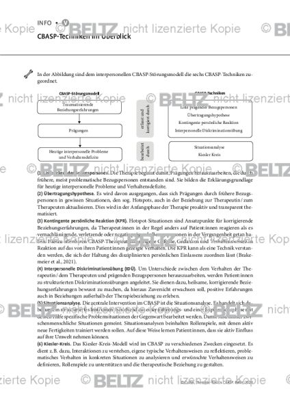 CBASP: CBASP-Techniken im Überblick