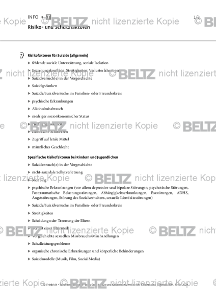 Suizidalität bei Kindern und Jugendlichen: Risiko- und Schutzfaktoren