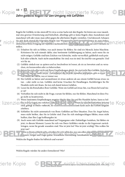 ACT: Zehn goldene Regeln für den Umgang mit Gefühlen