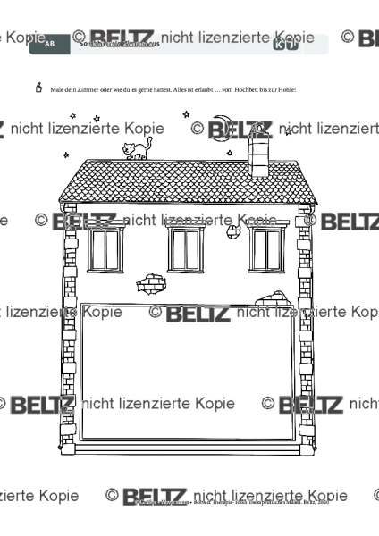 Therapeutisches Malen: So sieht mein Zimmer aus