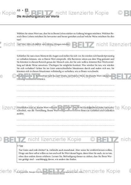 ACT: Die Anziehungskraft der Werte