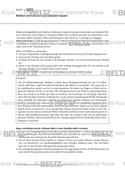 Selektiver Mutismus: Welten vermischen und Brücken bauen