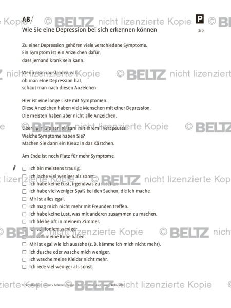 Depression und geistige Behinderung: Wie Sie eine Depression bei sich erkennen können