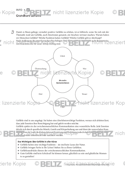 Positive Psychologie: Grundkurs Gefühle