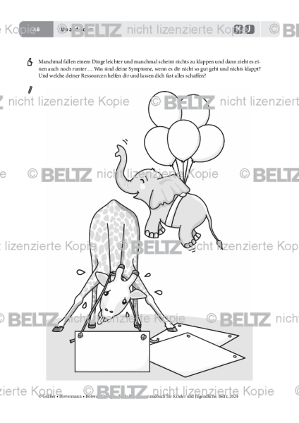 Ressourcenmalbuch: Up and down