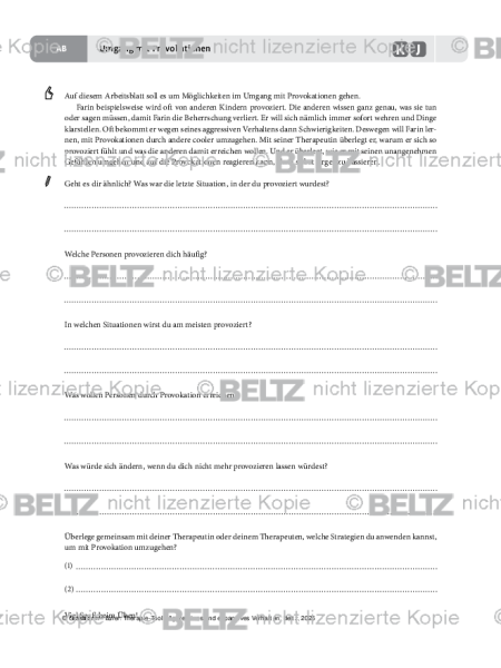 Aggression: Umgang mit Provokationen