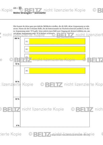 Selbstverletzendes Verhalten: Meine Strategien – Skillskette