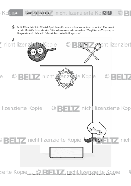 Ressourcenmalbuch: Meine Küchenkünste