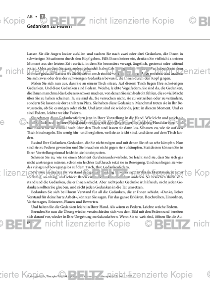 ACT: Gedanken zu Federn