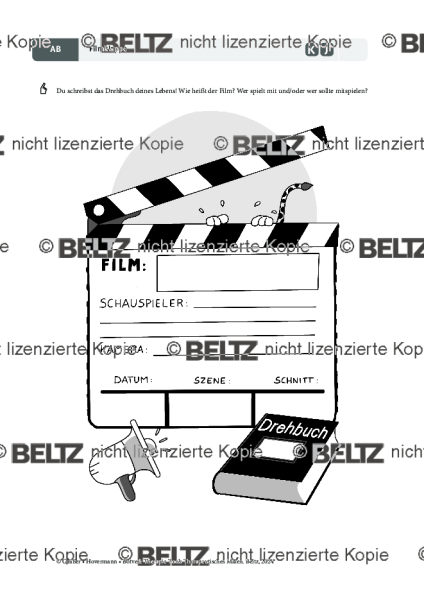 Therapeutisches Malen: Filmklappe