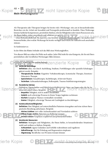 Pornografienutzungsstörung: Mein Werkzeugkoffer