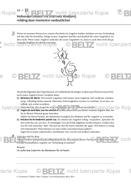 Peripartalzeit: Verbunden bleiben mit und trotz Kind(ern) – »sliding door moments« verdeutlichen