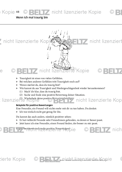Sozialtraining: Wenn ich mal traurig bin