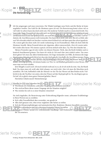 Achtsamkeit: Die Renovierung