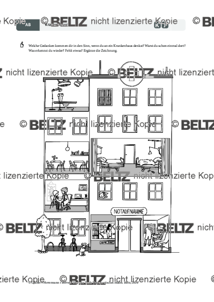 Therapeutisches Malen: Krankenhaus