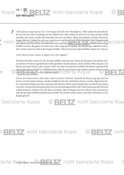 Psychosen: Seil-Metapher