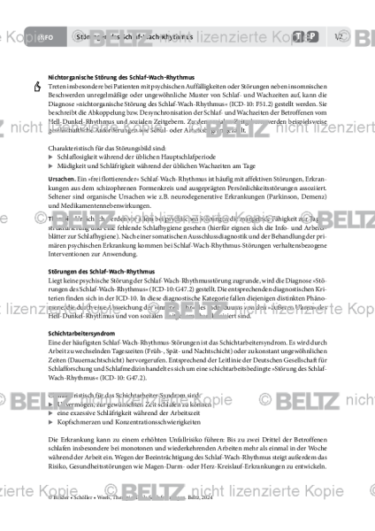 Schlafstörungen: Störungen des Schlaf-Wach-Rhythmus