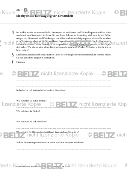 Kränkung und Einsamkeit: Idealtypische Bewältigung von Einsamkeit