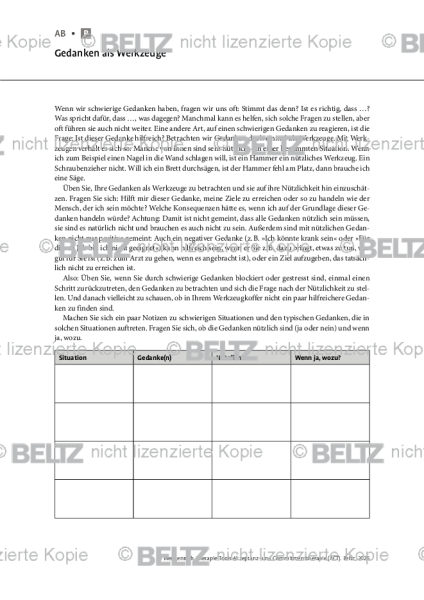 ACT: Gedanken als Werkzeuge