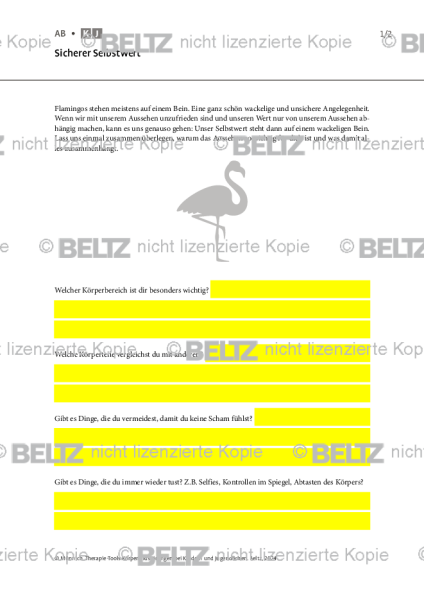 Körperbildstörungen bei Kindern und Jugendlichen: Sicherer Selbstwert