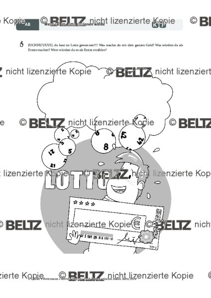 Therapeutisches Malen: Wenn ich im Lotto gewinnen würde